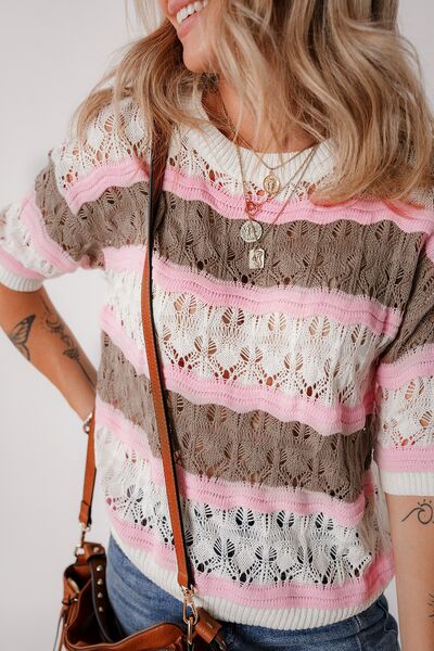 Pull au design réfléchi