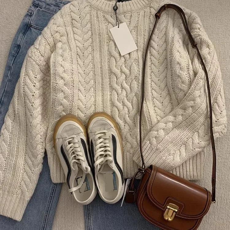 Lea® | Loose knit sweater for women