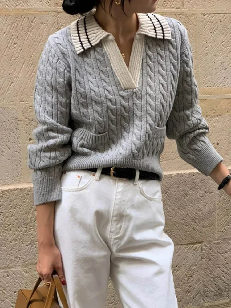 Pull au style vintage intemporel