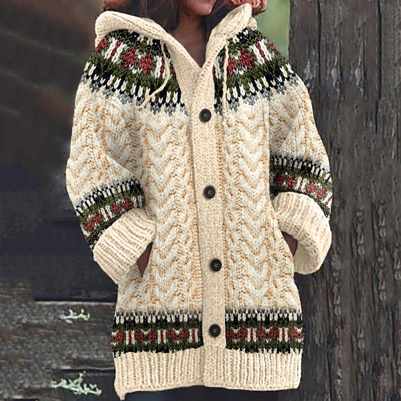 Vintage Fairman Island Knit Jacquard Cardigan Sweater elevenforest