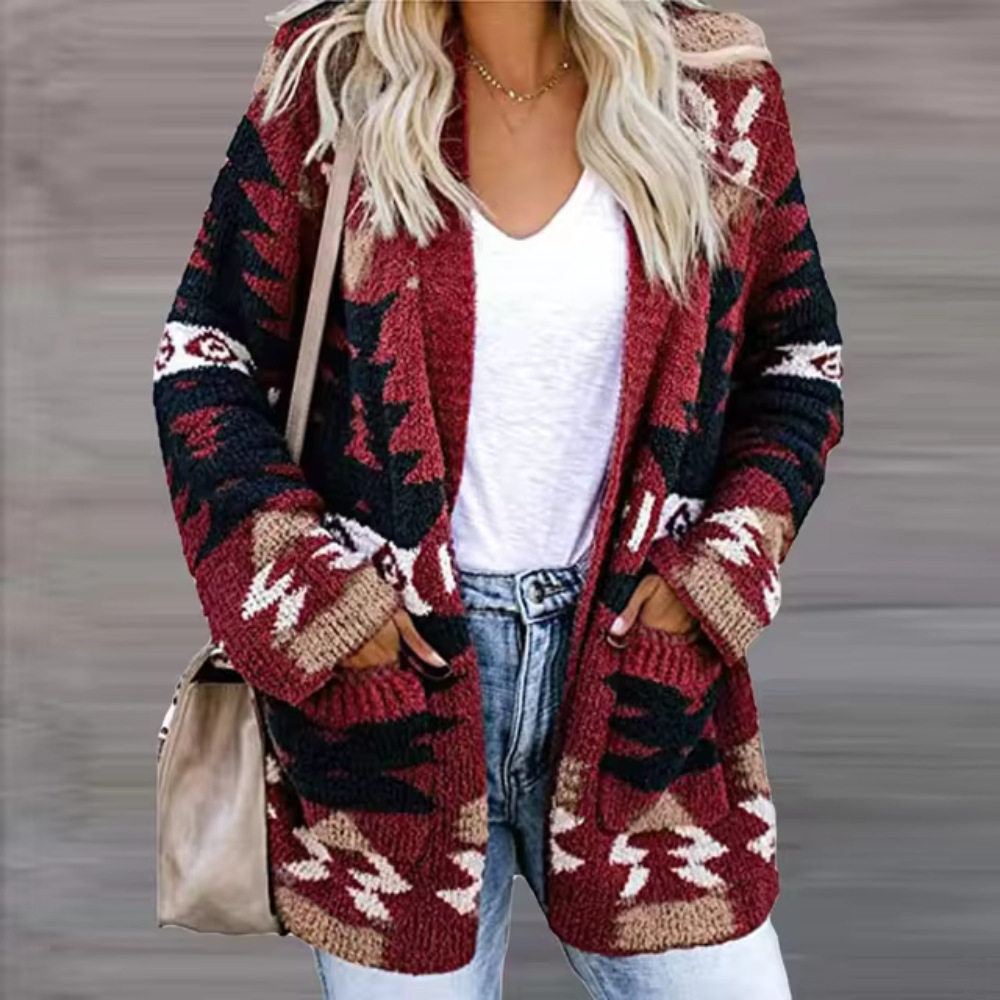 Pull au design réfléchi