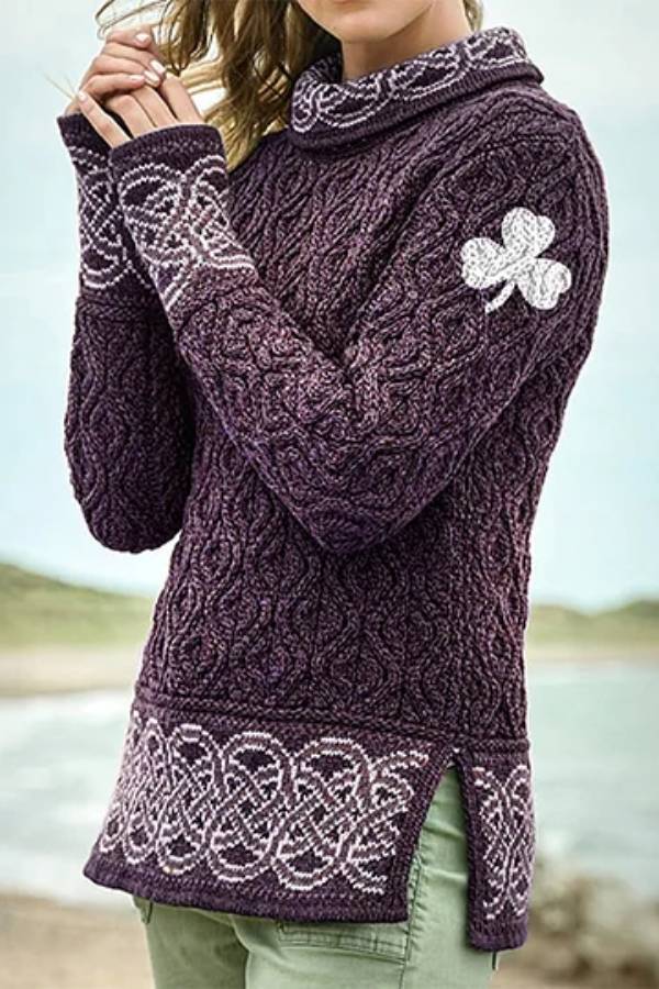 Pull au style vintage intemporel