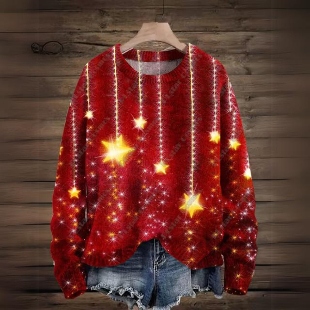 Pull au design réfléchi
