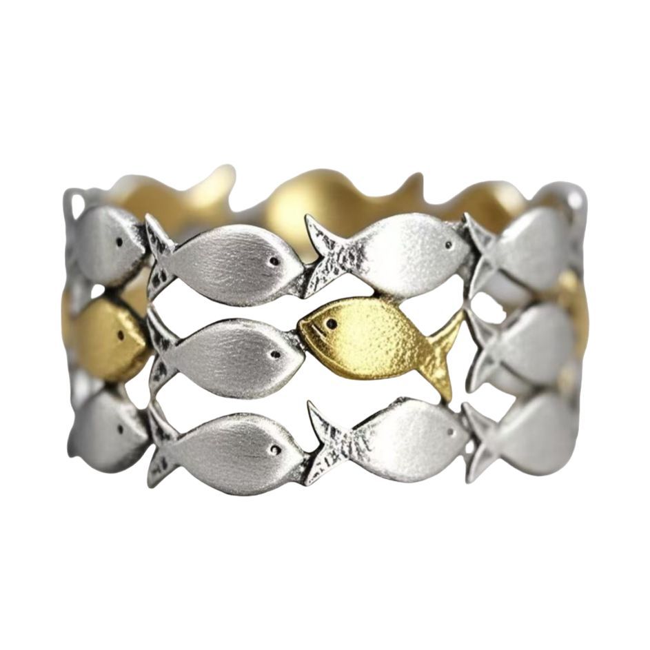 Or Bracelet magnifique au style unique