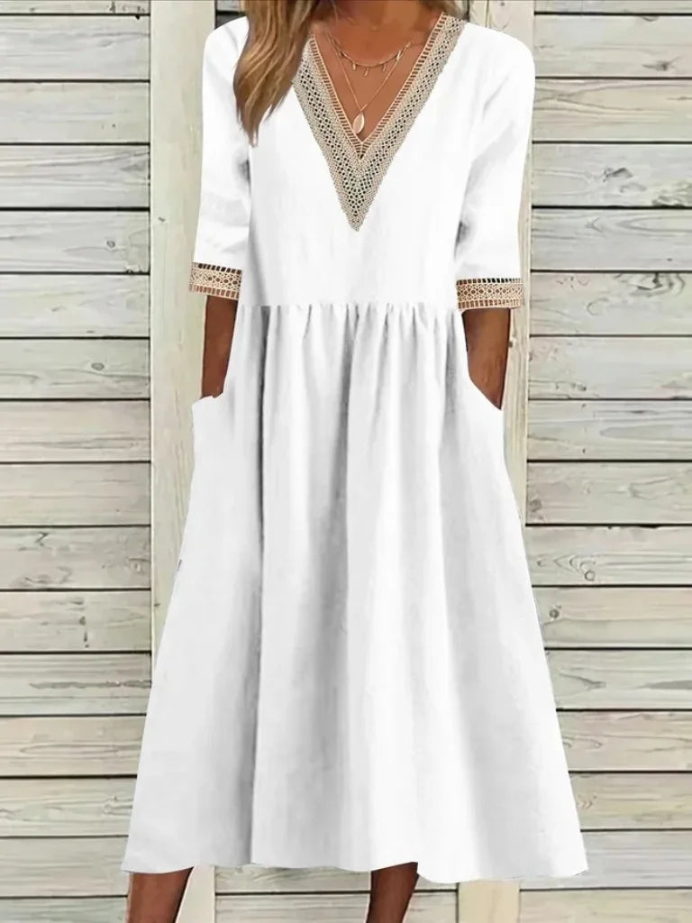 Frais et féminin Robe