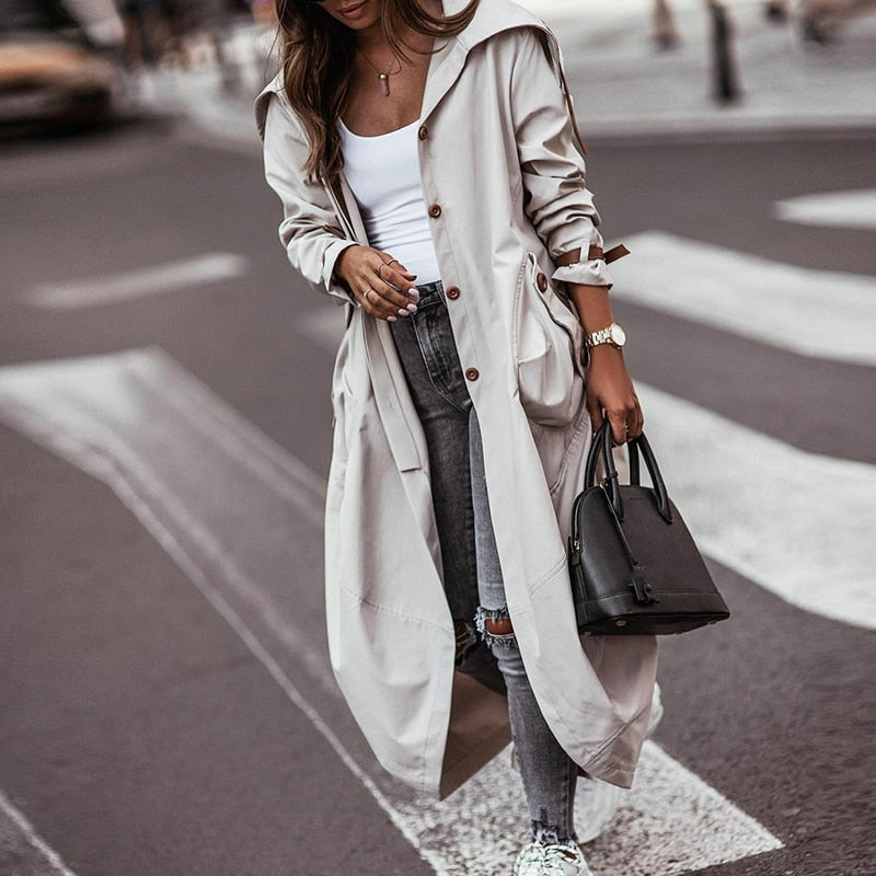 EP | Veste longue avec poches