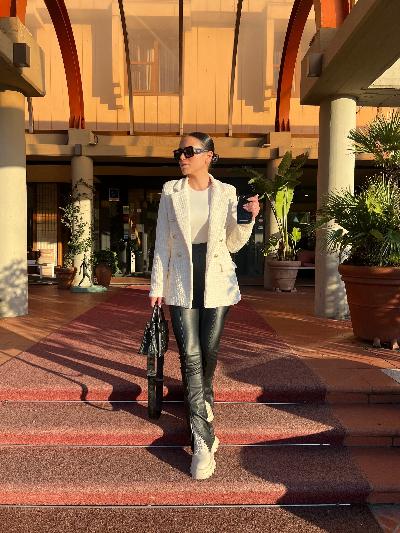 EP | Blazer texturé élégant pour femmes