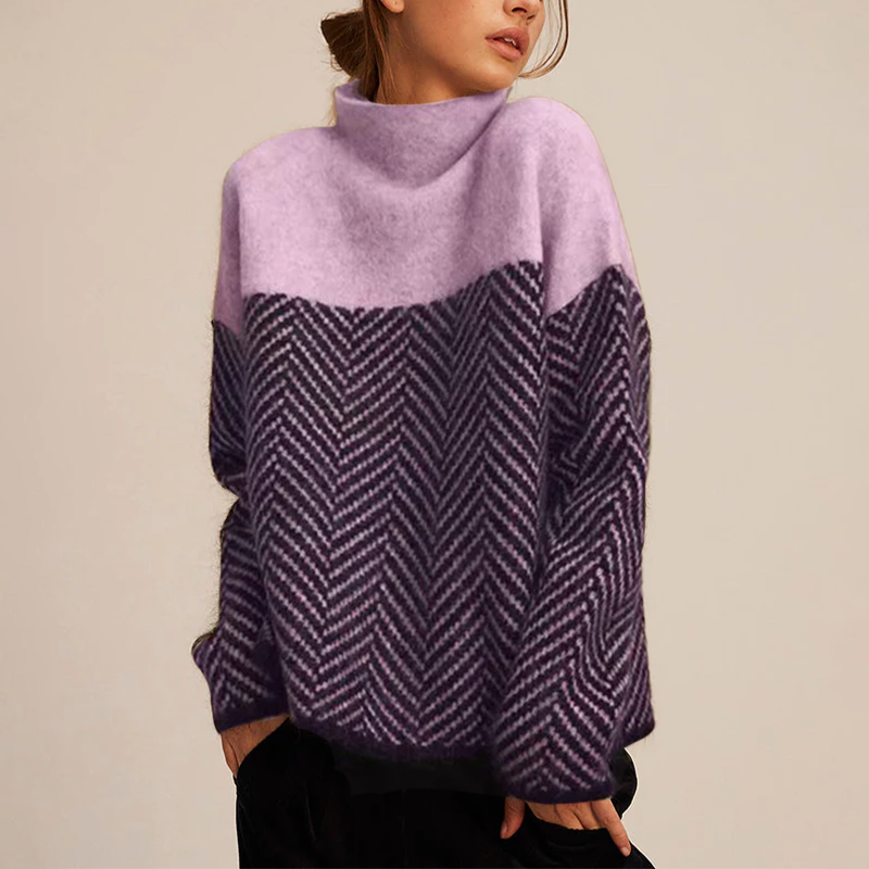 Pull au design réfléchi