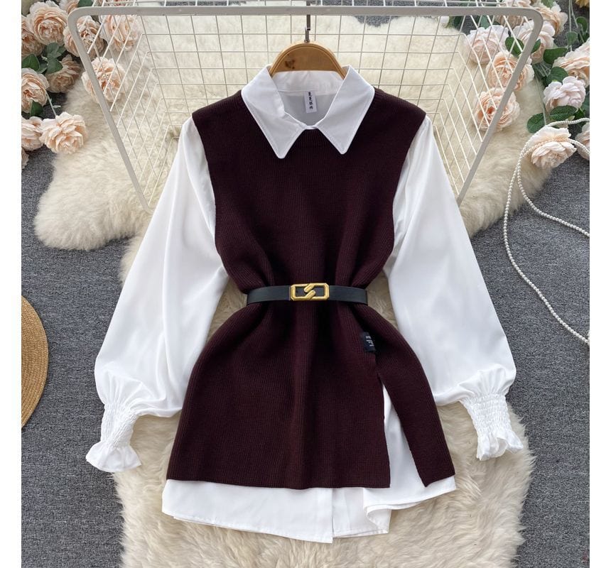 EP | Ensemble pull-over sans manches