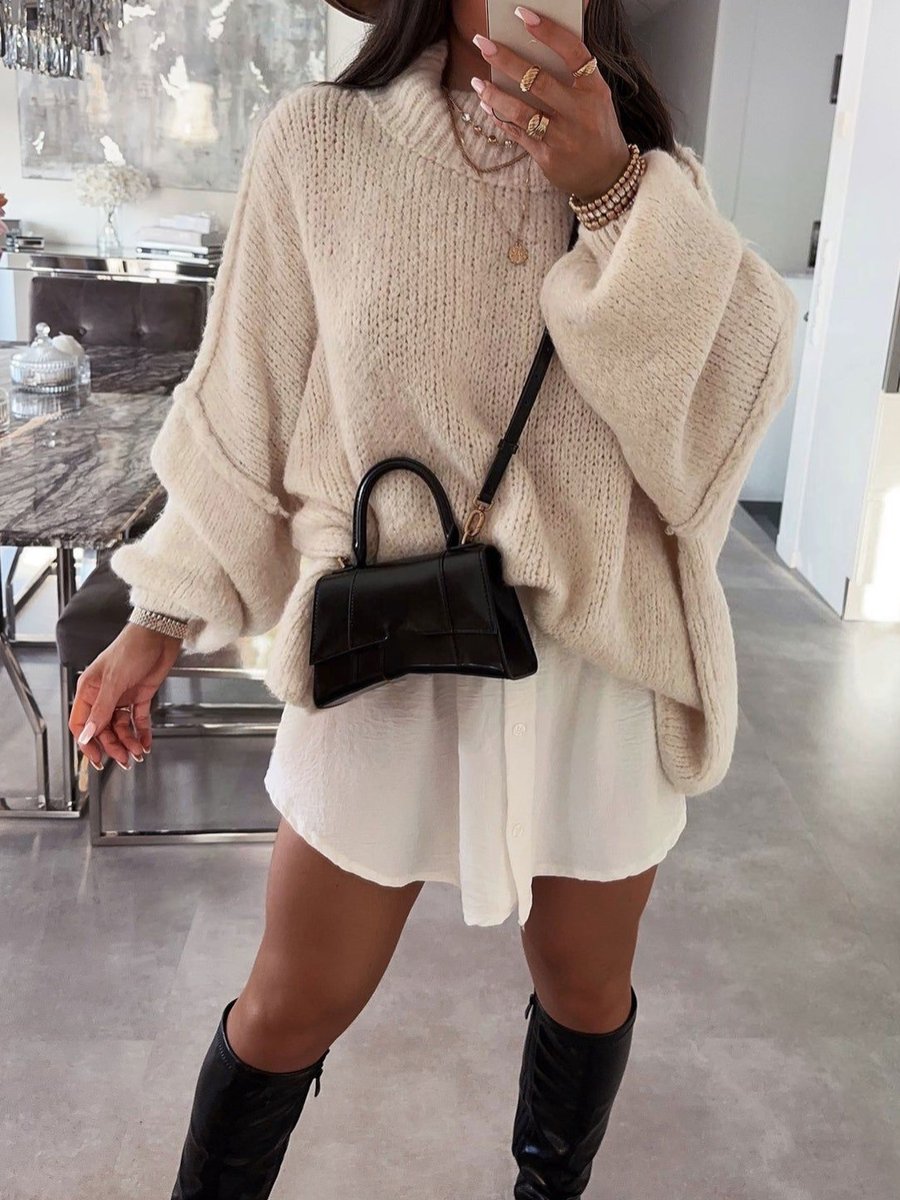 Pull au design réfléchi