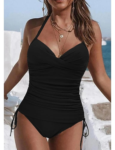 Normal Swimwear Tankini 2 Piece Shorts Swimsuit Halter 2 Piece Printing Beach Wear Summer Leopard Sleeveless Bathing Suits