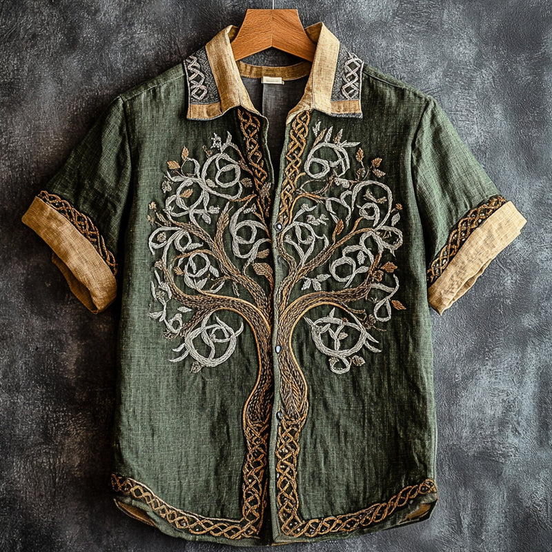 Chemise au style vintage intemporel