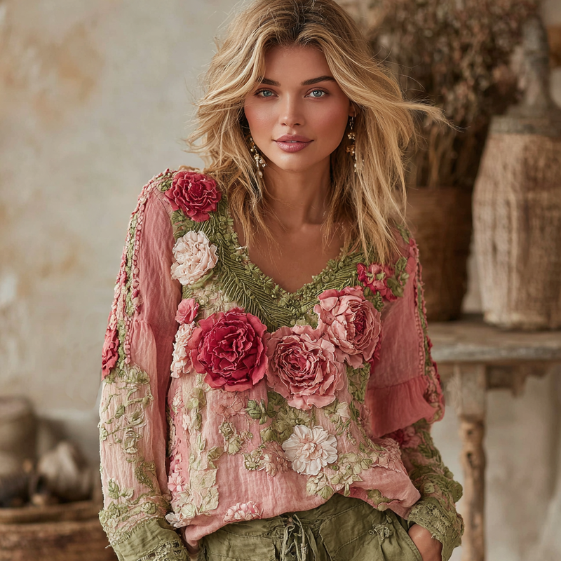 Chemise au style vintage intemporel