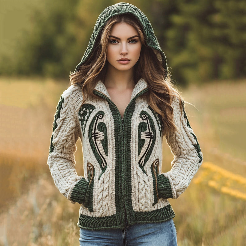 Pull au design réfléchi
