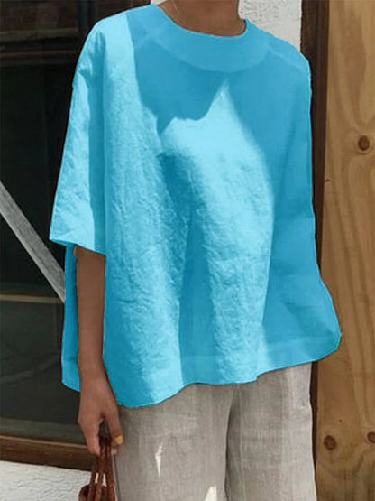 SL | Débardeur confortable et décontracté à col rond