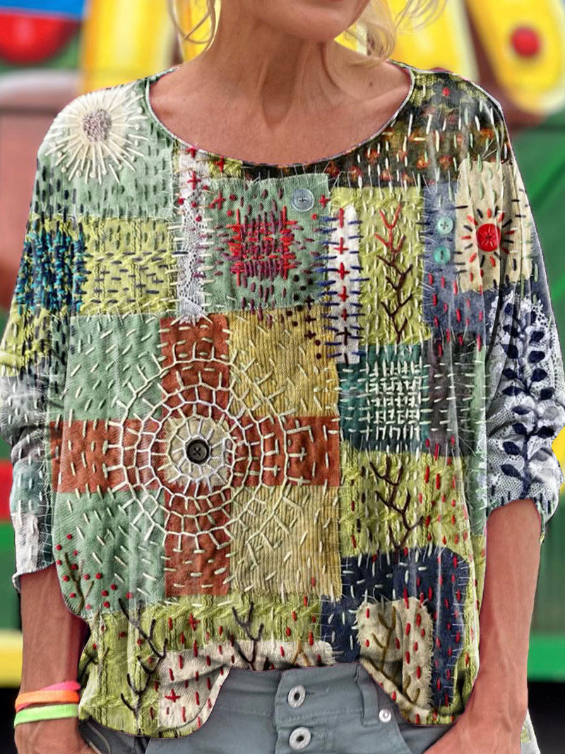 Haut au style vintage intemporel