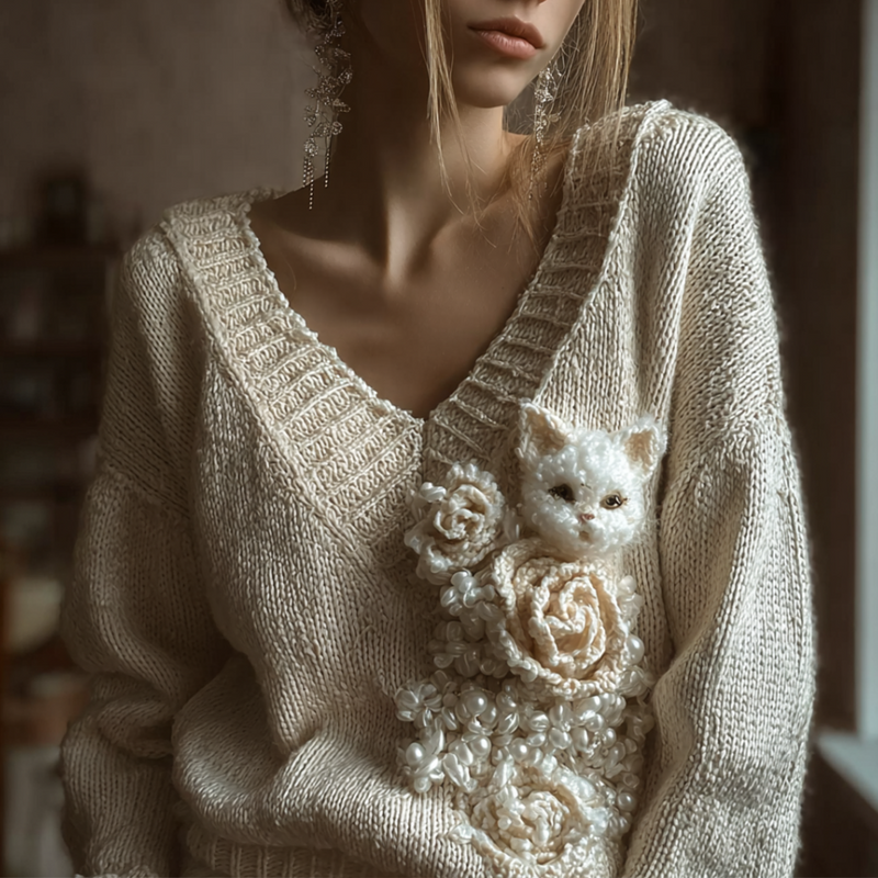 Pull au design classique