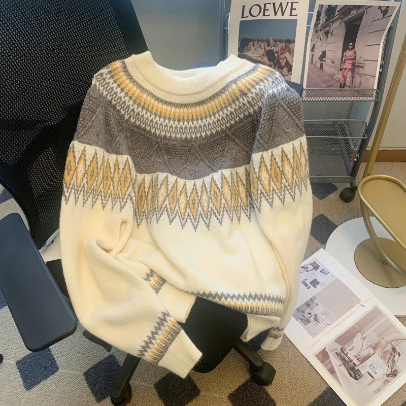 Pull vintage classique
