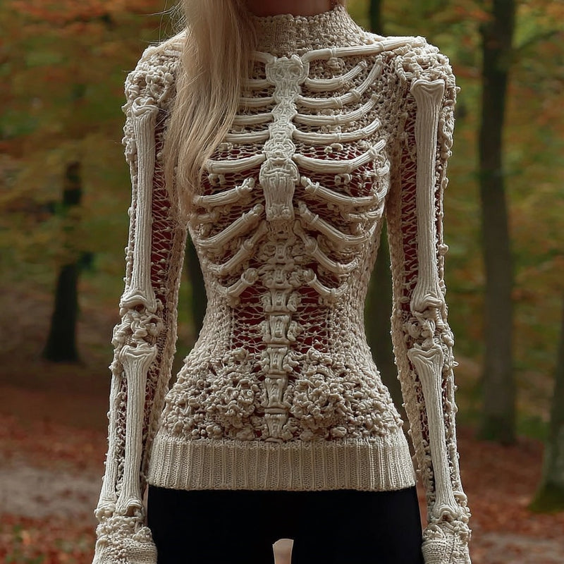 Pull au design réfléchi