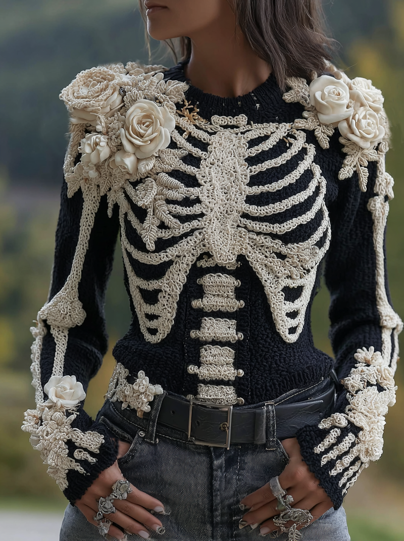 Pull au design réfléchi