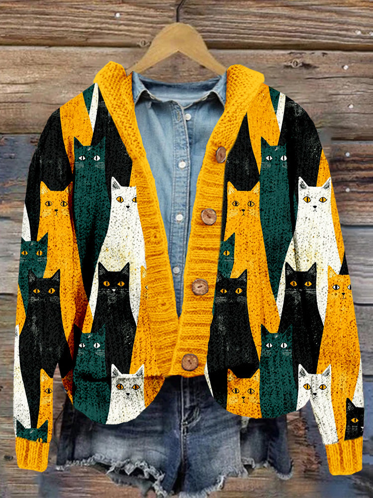 Cardigan au style vintage intemporel