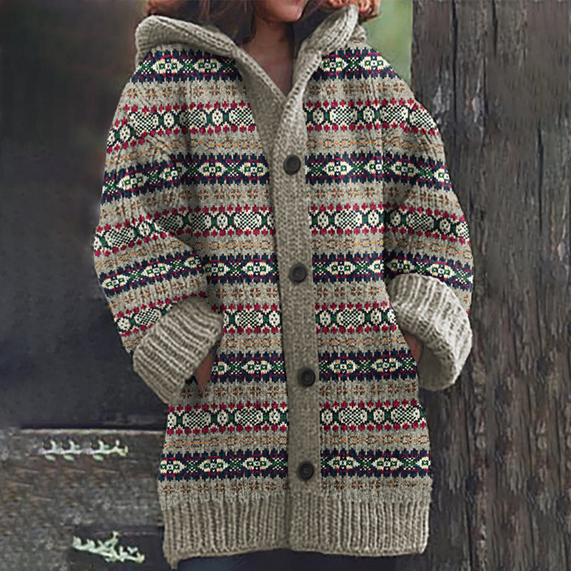 Cardigan au style vintage intemporel