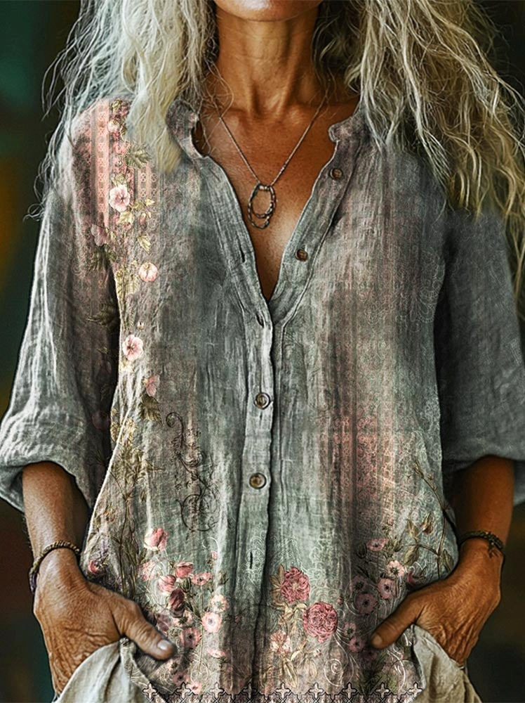 Chemise au design réfléchi