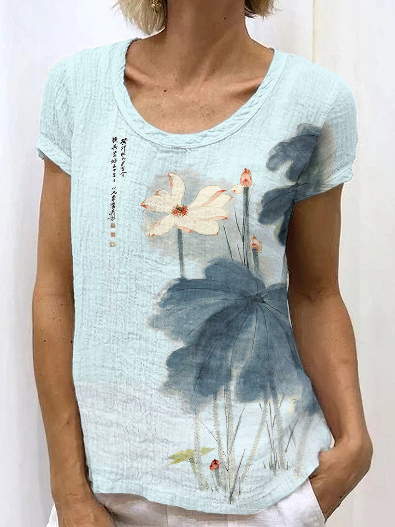 T-Shirt au design réfléchi
