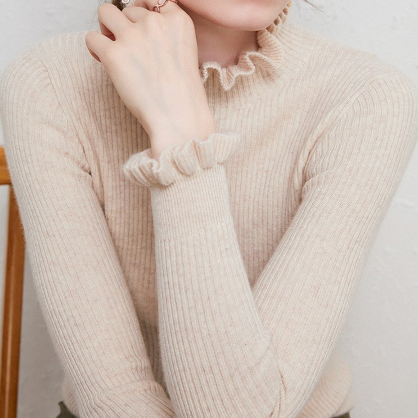 Pull au design réfléchi