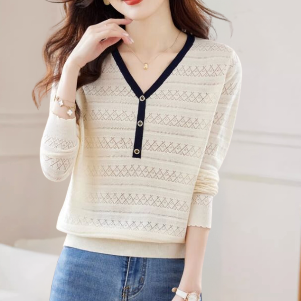 Pull au style vintage intemporel