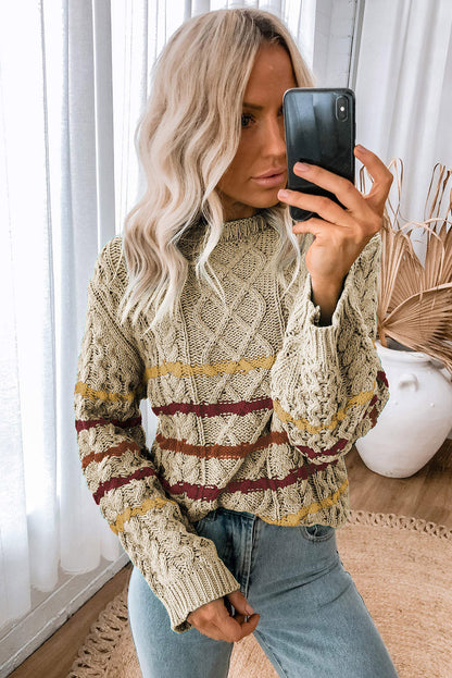 Pull au design réfléchi