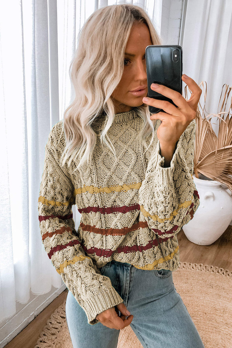 Pull au design réfléchi