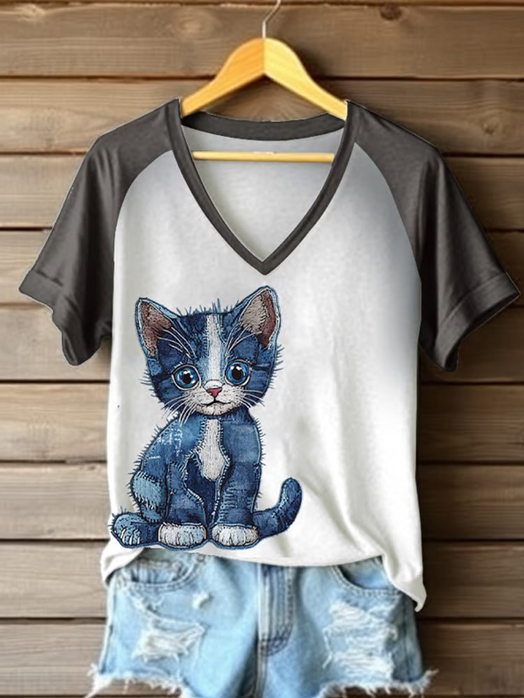 T-Shirt au design réfléchi