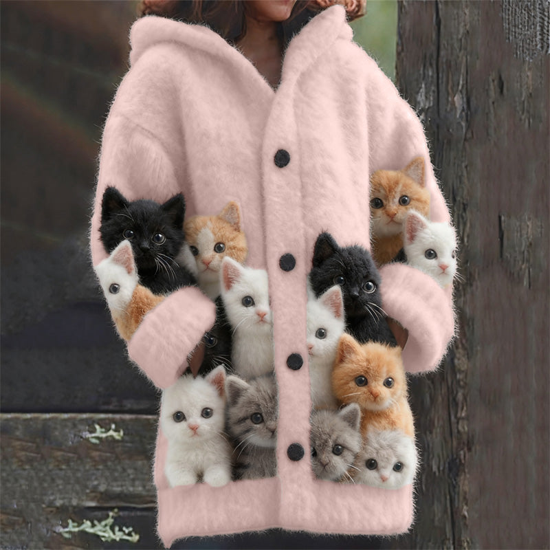 Cardigan au design réfléchi