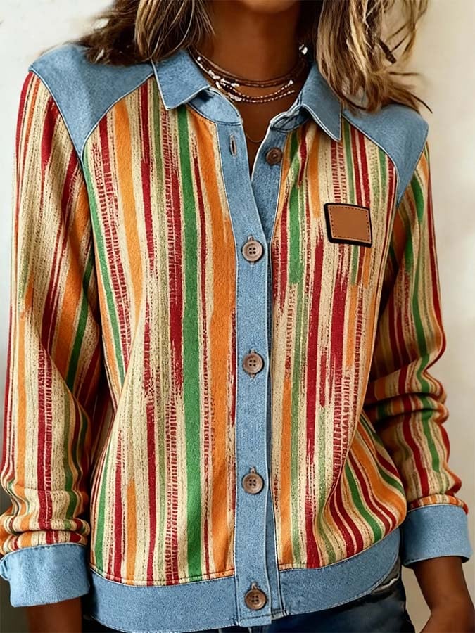 Chemise au style vintage intemporel