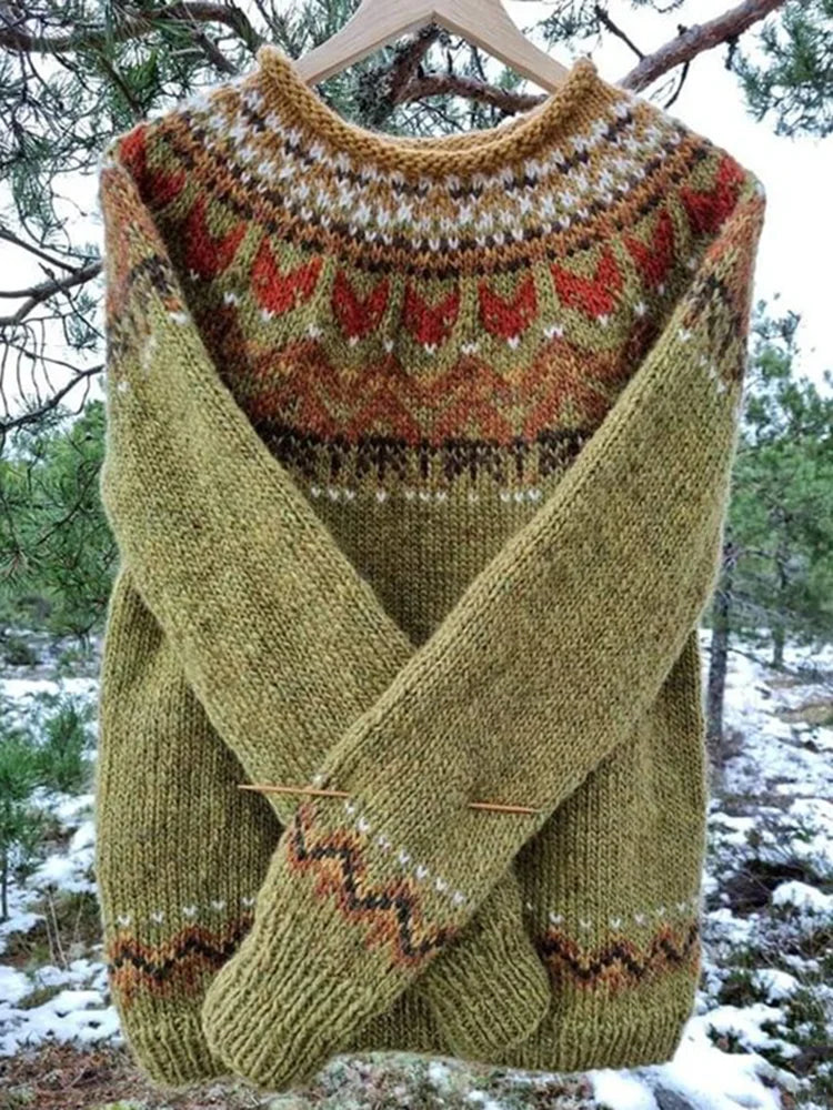 Pull vintage classique