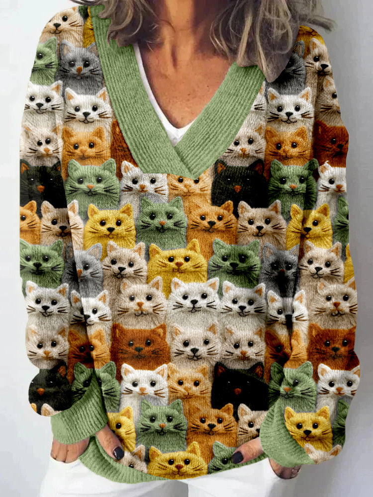 Pull au design réfléchi