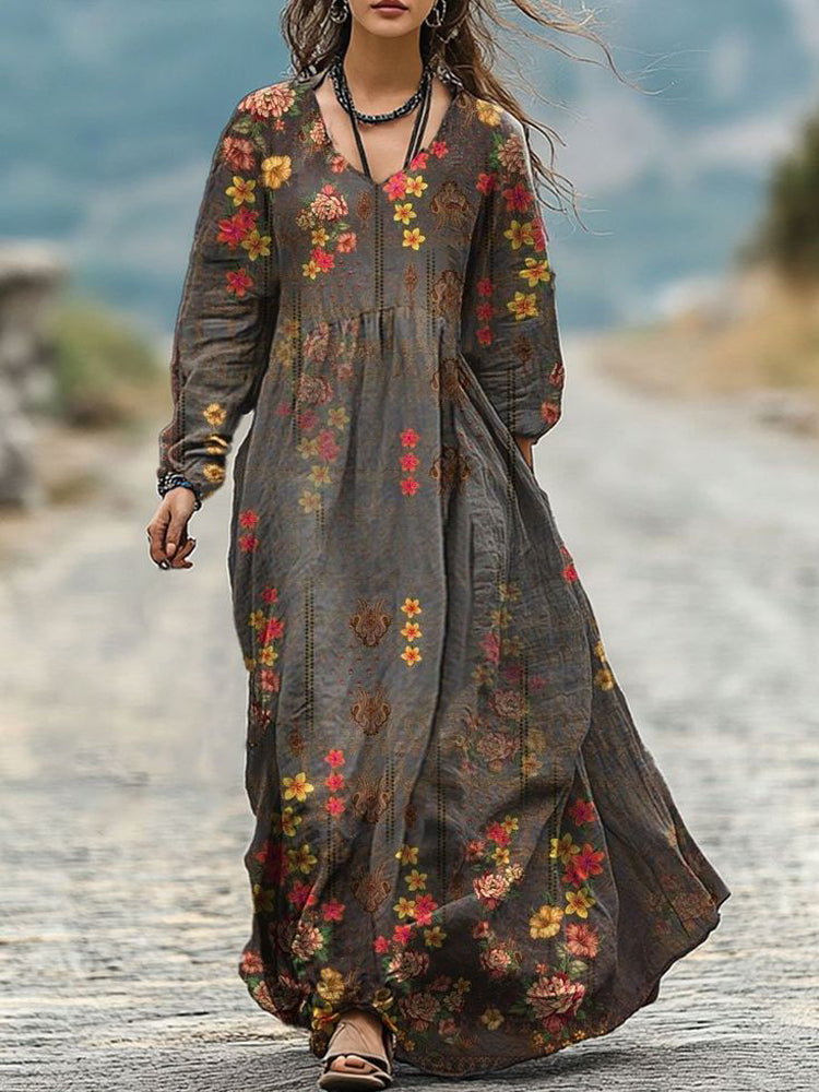Robe au style vintage intemporel