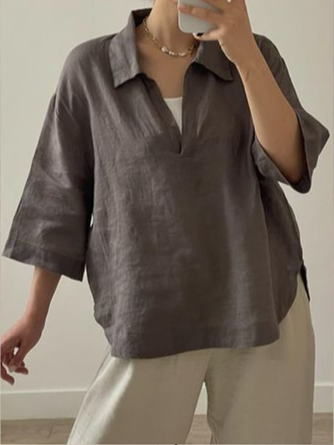 Chemise au design réfléchi