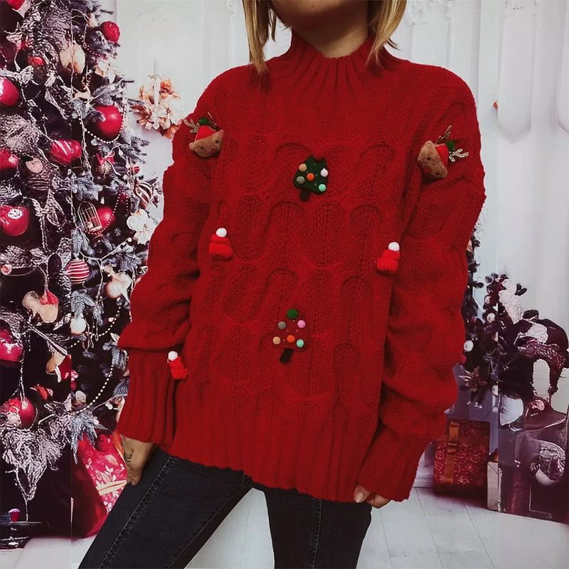 Pull au design réfléchi