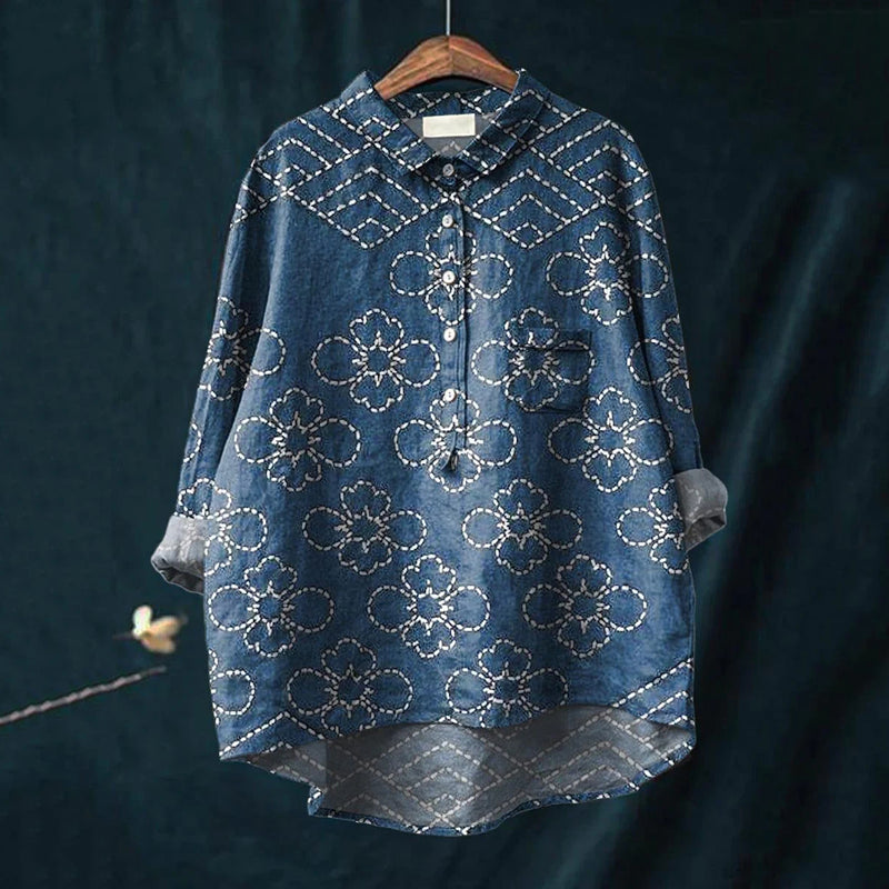 Chemise au style vintage intemporel