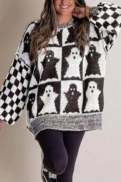 Pull au design réfléchi