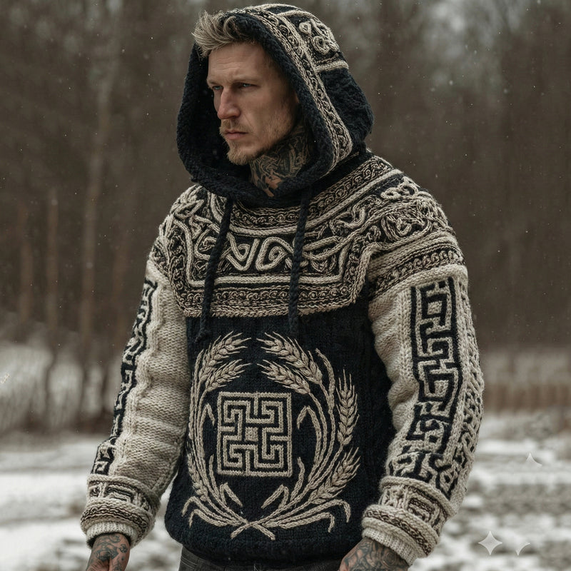 Pull au design réfléchi