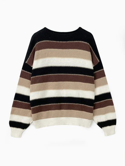 EP | Pull-over en tricot rayé