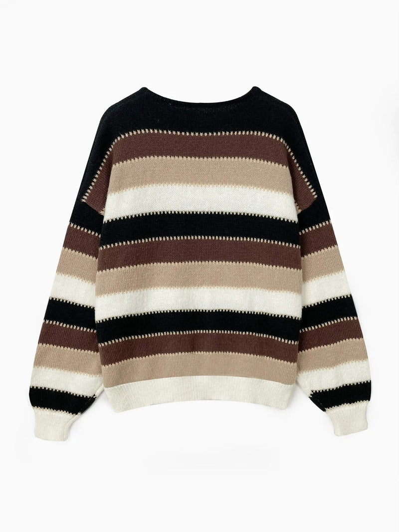 EP | Pull-over en tricot rayé
