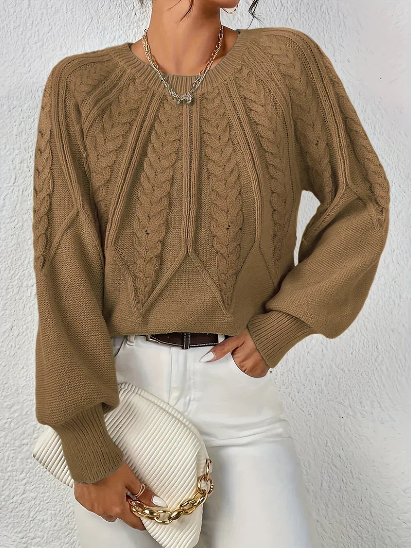 Pull au design réfléchi