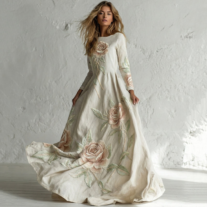 Robe au style vintage intemporel