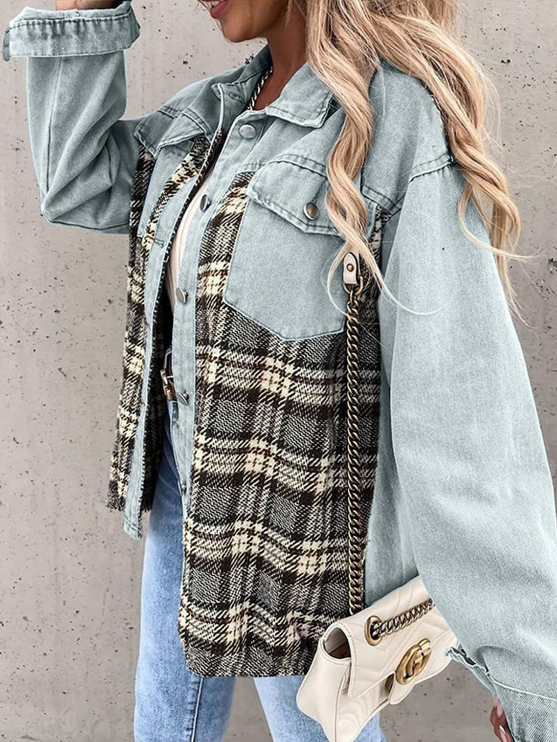 EP | Veste en flanelle vintage pour femmes