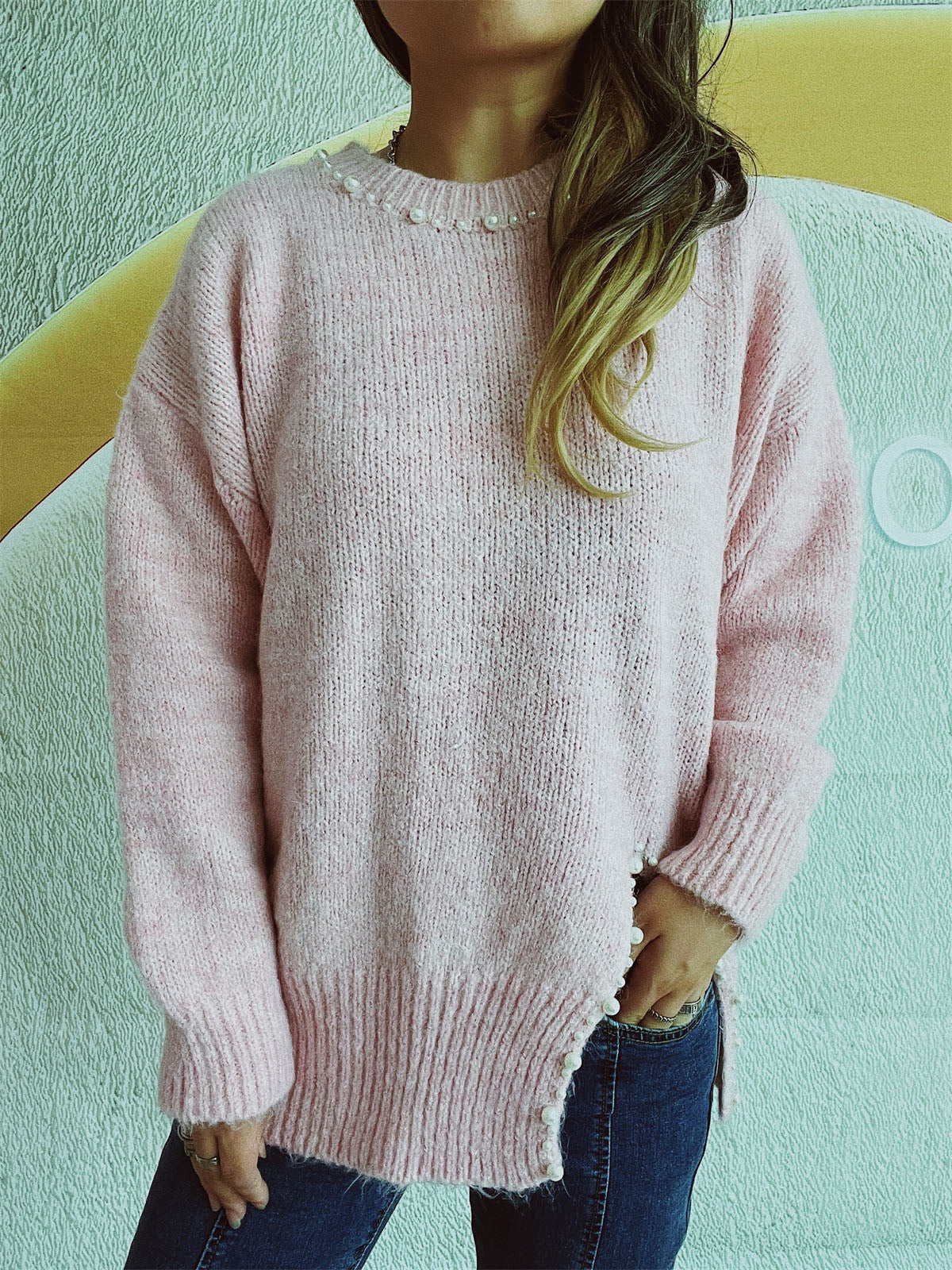 Pull au design classique