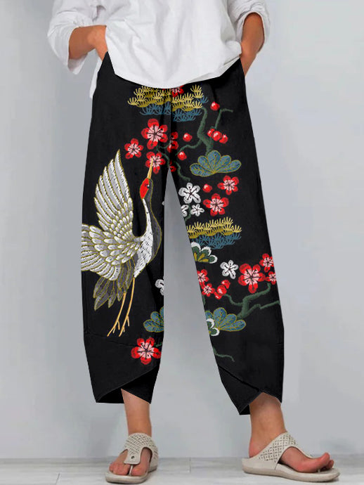 Pantalon au style vintage intemporel